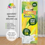 Spanduk, Banner Jagung Mozarella, Jasuke Spesial