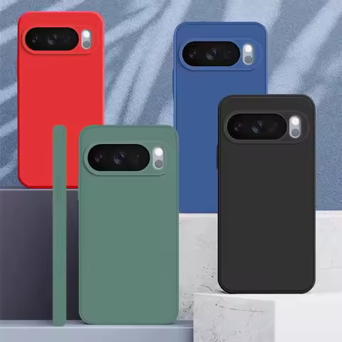 For Google Pixel 10 Pro XL Case Pixel 11 10a 9a 9 8a 8 7a 7 6a 6 Cover Soft Liquid Silicone Protecti