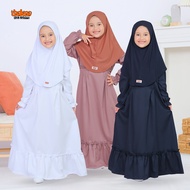 KATUN Thaluna Kids Dress Set Evina - Premium Toyobo Cotton Girls' Dress Ages 2-12 Years