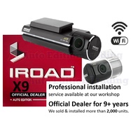 IROAD X9 - Front & Rear dash cam car camera -  WiFi - Iroad Singapore Official dealer - Auto Edition