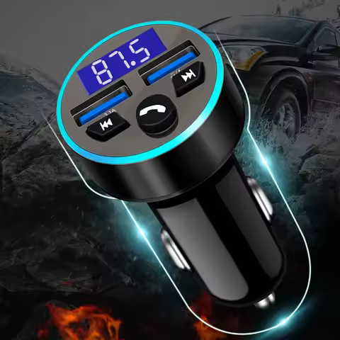 USB Car Wireless Bluetooth FM Radio Transmitter Car MP3 Radio Charger Adapter FM Transmitter Car MP3