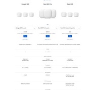 Google WIFI Nest Wifi Pro 3 pack or 2 pack