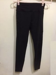 [二手] 運動緊身褲附口袋 legging black 內搭褲