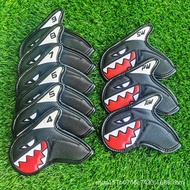 Shark Iron Set Golf Club Head Cover Ball Head Sleeve Golf Club Cover Protector Golf4.6