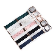 【DODOHO】Apple Watch 1-8代/SE 38/40/41mm 三珠樹脂錶帶