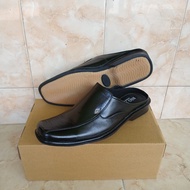 Men's leather sandals 501 Black
