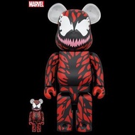 Be@rbrick Marvel 屠殺 100％ & 400％  dmeckp Be@rbrick Marvel Carnage 100％ & 400％