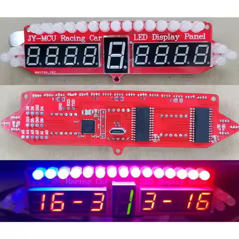 Simulation Racing Game Display Meters RGB Full Color Marquee Lamp Steering Wheel Peripherals for SIM