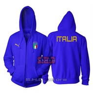 Italian FOOTBALL JACKET NEWEST UNISEX AZZURRI ITALY JACKET