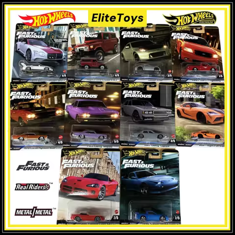 Hot Wheels Premium Fast & Furious 1/64 Diecast Car Model Toyota Bentley Custom Chevy Nissan Dodge Ve