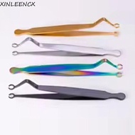 XINLEENCX Body Piercing Tool, Stainless Steel Septum Piercing Tool Dermal Forceps, Sterilized Ear St
