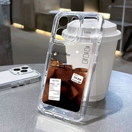 Ice Coffee Phone Case For Samsung Galaxy A54 A34 A14 A55 A05 A05S A15 A25 A75 A52 A52S A53 A73 A33 A