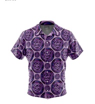 Rinnegan Naruto Shippuden Button Up HAWAIIan CASUAL Shirt, Size XS-6XL, Style Code97