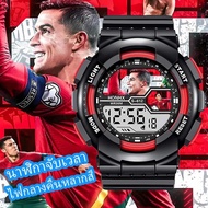 Children's Electronic Waterproof Watch, CR7, for Girls, Cartoon LED Digital Watch, with Adjustable S