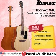 Ibanez V40 OPN 41in Dreadnought Acoustic Guitar 41in Gitar Akustik Gitar Kapok