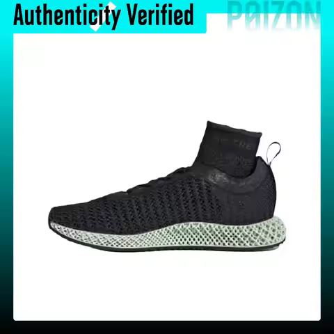 Stella McCartney X Adidas Alphaedge 4D Running Shoes Women's High Top Black/White EH3488