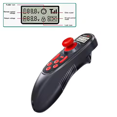 HOTRC DS-600 DS600 6CH 2.4GHz Radio System Transmitter Remote Controller with F-06A Channel Receiver