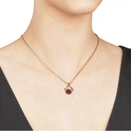 24K Gold Ruby Only You Necklace Pendant