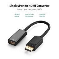 Display Port Male to HDMI Female Cable DP to HDMI 4K*2K for Projector คอมพิวเตอร์ โน้ตบุ๊ค
