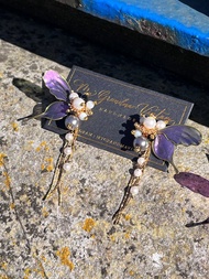 獨家貨品  UV膠2ways蝴蝶耳環 耳環 禮物 手作耳環