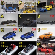 TM 1/64 R34 Deadly CM model 765LT WRX RWB Black Gold Trailer 5 FH R33 Camper