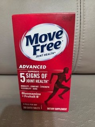 美國益節葡萄糖胺+軟骨素 USA Schiff Move Free Glucosamine+FruiteX-B (200粒coated tablets)