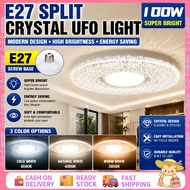 Upgraded E27 Crystal LED Bulb Flat Bay Indoor Outdoor High Bay Universal Use