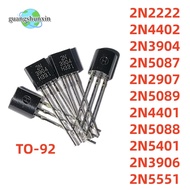10PCS 2N3904 2N3906 2N2907 2N4401 2N4402 2N2222 PN2222 2N5401 2N5551 2N5087 2N5088 2N5089 TO-92 Tran