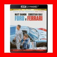 【AV達人】【4K UHD】賽道狂人UHD+BD雙碟限定版Ford v Ferrari蝙蝠俠克里斯汀貝爾神鬼認證麥特戴蒙