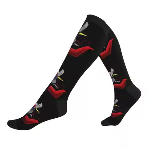 Fashion Ufo Robot Grendizer Goldrake Mazinger Z Socks Women Men Warm 3D Printed Basketball Sports Sp