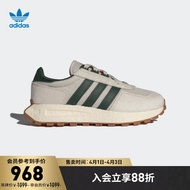 adidas阿迪达斯官方三叶草RETROPY E5男女经典boost运动鞋HP7848 浅灰/绿 37(230mm)