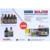 AMSOIL Major Servicing Package | 0W20/ 5W30/ 0W40 - Including Engine Oil/Coolant Flush/ ATF/ Brake Fluid