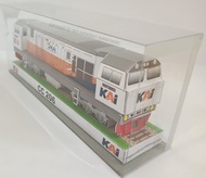 Papercraft Lokomotif CC 206 dengan Logo KAI Baru Skala 87