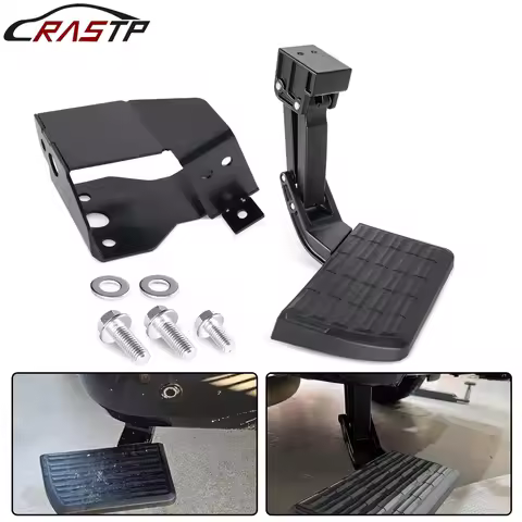 RASTP-75306-01A Retractable Back Rear Bumper Foot Step Bed Step For Dodge Ram 1500 2500 3500 TBS001