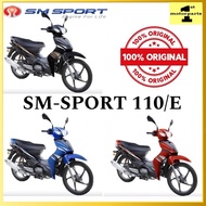 [100% ORI SM SPORT] SM SPORT 110E 110/E (DRUM) BODY COVER SET WITH STRIPE STICKER