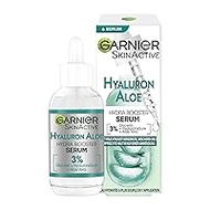 Garnier Feuchtigkeitsspendendes Serum für ein straffes und strahlendes Hautbild, Mit beruhigender Aloe Vera und Hyaluronsäure, Skin Active, 30 ml