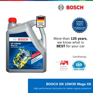 Bosch Mega X6 10W30 Semi Synthetic Engine Oil (Minyak Hitam) 4L