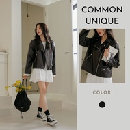 [Common Unique] [8,000 sold/MADE] Modish loose fit rider jacket_U22