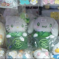 〘散賣〙 日版 Sanrio characters 三麗鷗家族 抹茶 綠茶 茶碗  造型 吊飾 掛件 毛公仔 玩具 Cinnamoroll Hello Kitty 玉桂狗 ✨(不同款式價錢在中間描述位