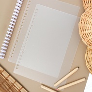 DIY Minimalist Plastic Binder Cover Transparent - Loose Leaf Covers Transparent Notebook Cover A5 B5