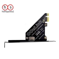 PCIe 4.0 X1 to Oculink SFF8611/8612 Expansion Card to SFF-8639 U.2 SSD for External Graphics Card fo