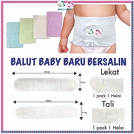 Baby Tummy Binder / Velcro Tape Cotton Barut Bayi 0-3months