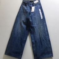 Uniqlo復古刷白高腰牛仔寬褲/寬管褲/落地褲/闊腿褲/牛仔褲  LEVIS LEVI’S ZARA 無印良品