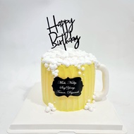6inch Beer Cream Cake