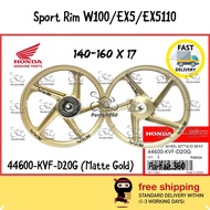 GOLD ( 140/160-17 ) 44600-KVF-D20G HONDA EX5 DREAM / W100 / EX5110 Sport Rim Sukan 5 Batang
