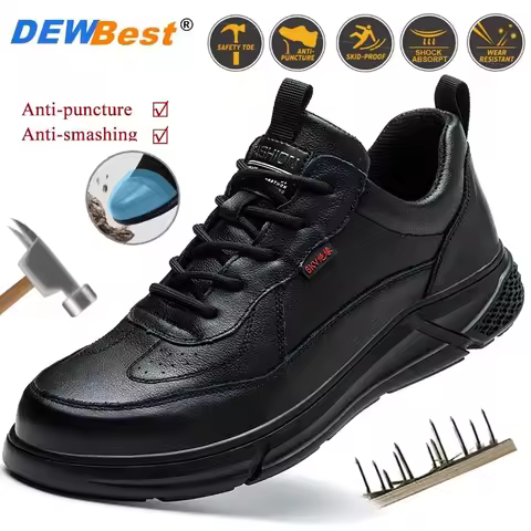 New spring men's non-slip wear-resistant safety shoes anti-smash anti-stabbing safety shoes breathab