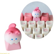 Best Keycaps Cartoon Rabbit Shaped 3D Keycap ESC Customizeds Crosses Axises Keyboards Keycap