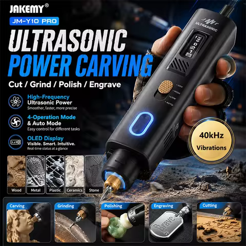 Jakemy JM-Y10 PRO Ultrasonic Cutting Knife Overheat Protection DIY Electric Cutting Carving Grinding