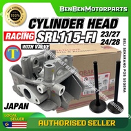 Yamaha SRL115-FI Lagenda Fi Lagenda Fuel Injection Racing Cylinder Head With Valve 23/27 24/28 100% 