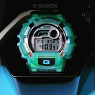 Vintage G-Shock DW-9500 Xtreme Jelly Jade Green Thermometer Original Japan Made